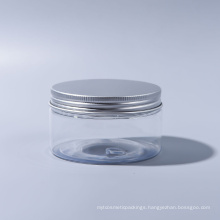 50ml Pet Jar Plastic Wide Mouth Jar for Candy for Food for Ice Cream for Cosmetic Food Grade with Aluminum Caps